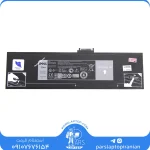 باتری 2 سلولی لپ تاپ DELL HXFHF | ظرفیت 4865 میلی‌آمپر 7.4 ولت