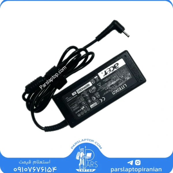 آداپتور لپ تاپ ایسر ACER) 65W 19V 3.42A) | فیش 3×1.1 NEW PIN