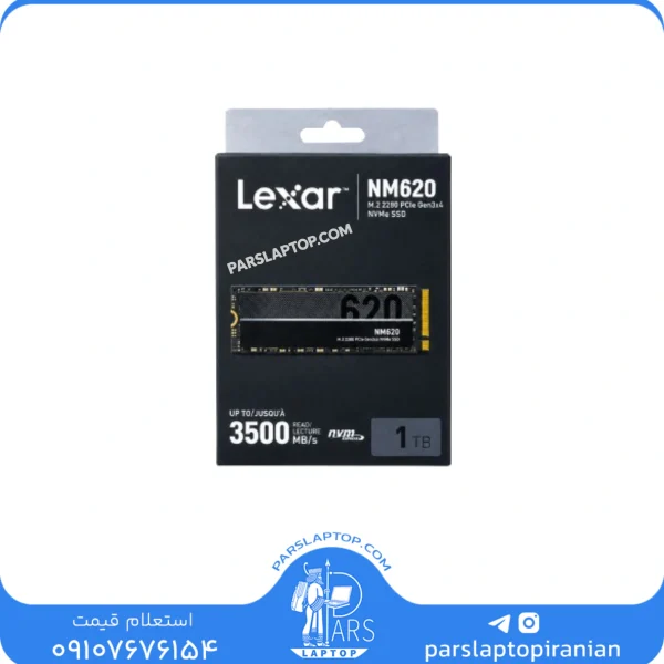 هارد اس اس دی 1 ترابایت لکسار | مدل SSD M.2 NVMe Lexar NM620 1TB (آکبند)