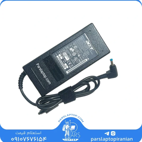 آداپتور لپ تاپ ایسر ACER) 90W 19V 4.74A) | فیش 5.5×1.7 NORMAL PIN