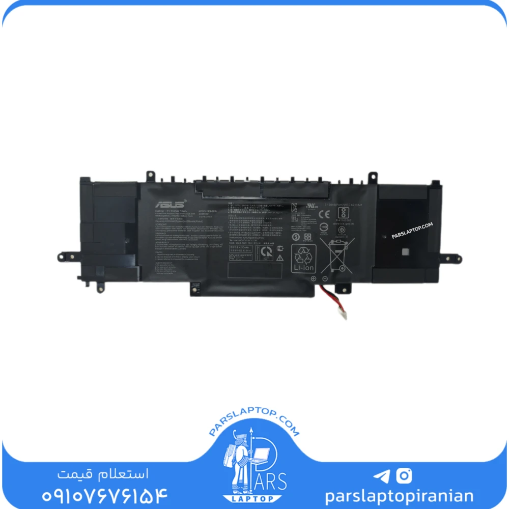 InShot_20261001_124740089 باتری لپ تاپ ایسوس مدلASUS C31N1841 | (اورجینال) 50Wh 11.55V 4335mAh - تصویر 1